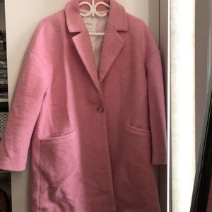Mango Jackets & Coats - MANGO pink medium coat Mango Jackets & Coats - MANGO pink medium coat